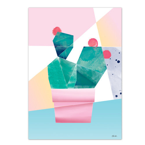 Geo Cactus | A4