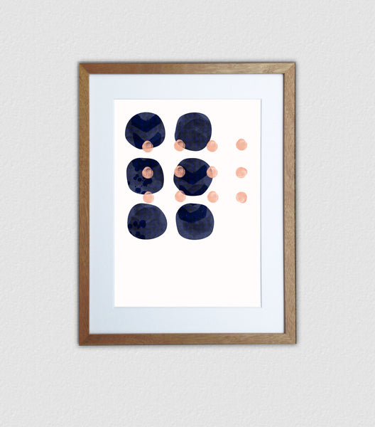 Peachy Spots | A3 Print