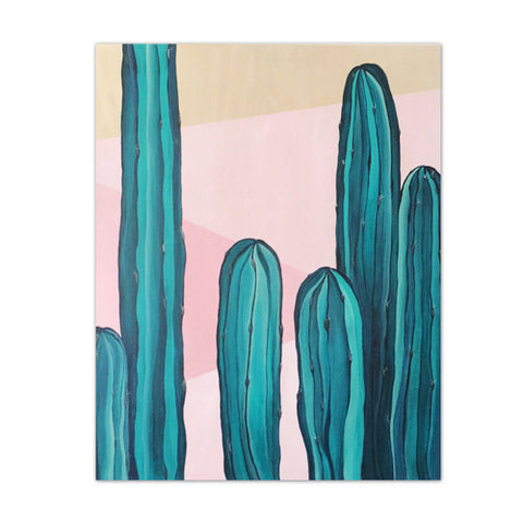 Cacti | Wood Panel